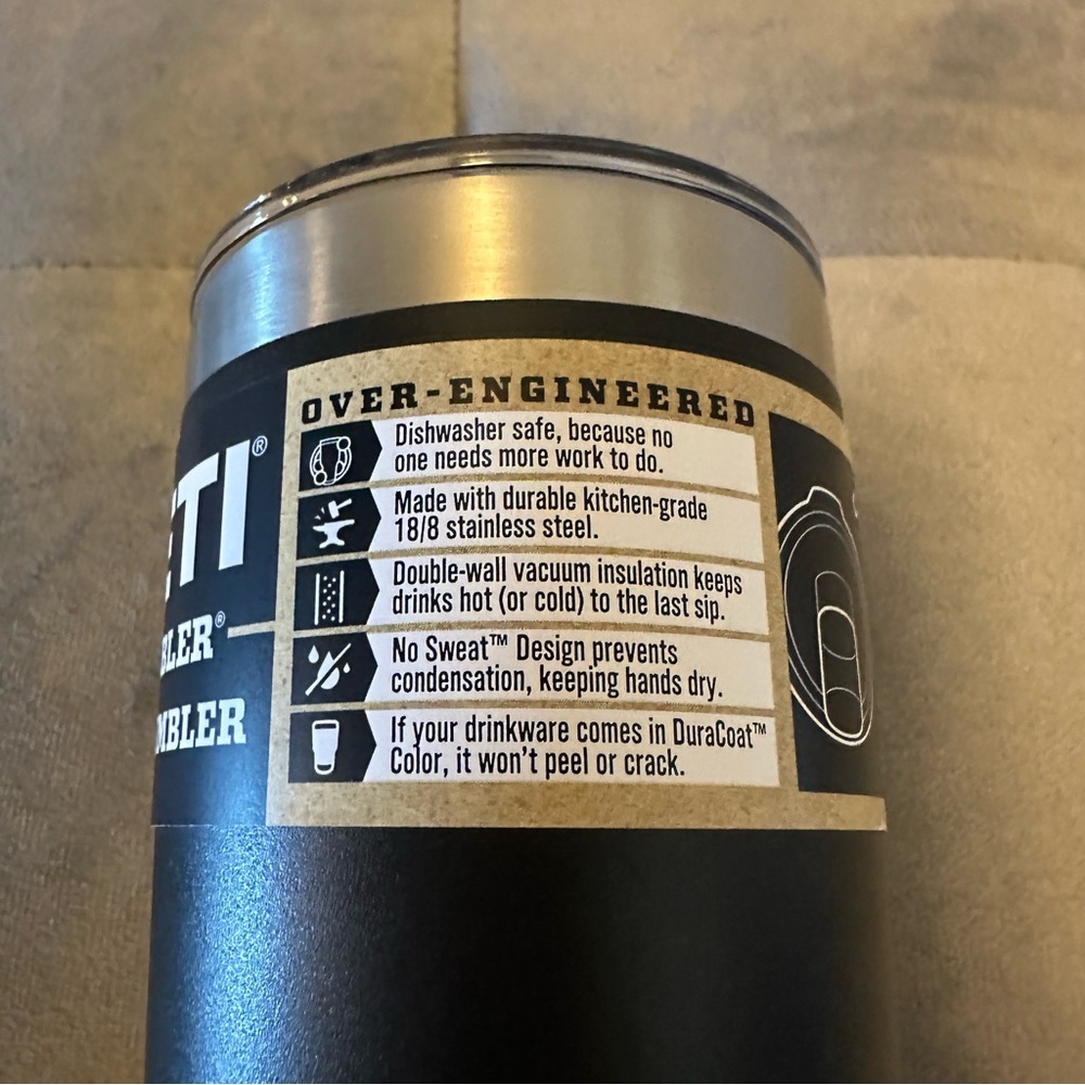 YETI Rambler 10oz Tumbler Black - Picture 7 of 10